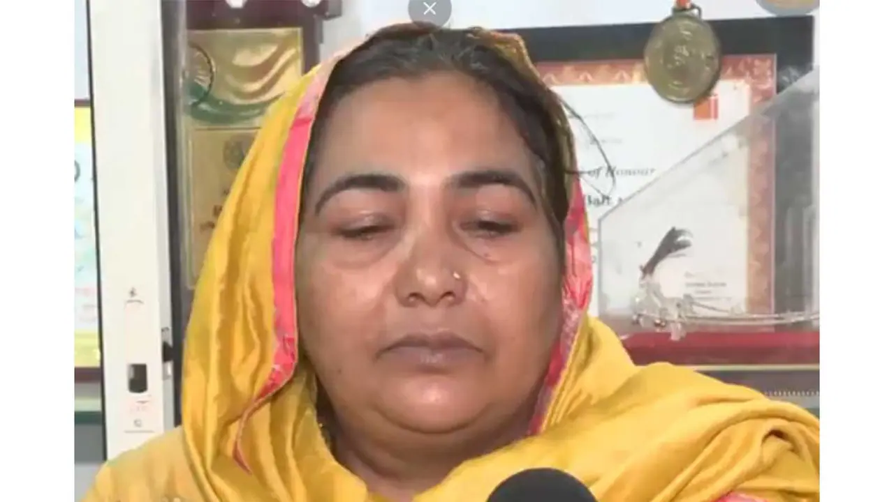 Pincky Balhara’s mother, Suresh Balhara. (Photo/ANI) Pincky Balhara’s mother, Suresh Balhara. (Photo/ANI)