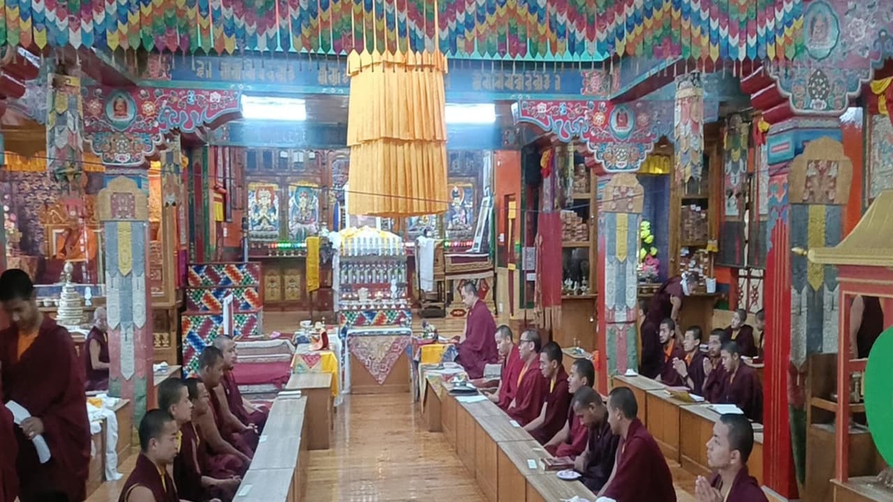 Tibetan Buddhist monks in exile offer special prayers at Dorje Drak Monastery in Shimla to mark the 91st birthday of the 14th Dalai Lama. (Photo/ANI) Tibetan Buddhist monks in exile offer special prayers at Dorje Drak Monastery in Shimla to mark the 91st birthday of the 14th Dalai Lama. (Photo/ANI)