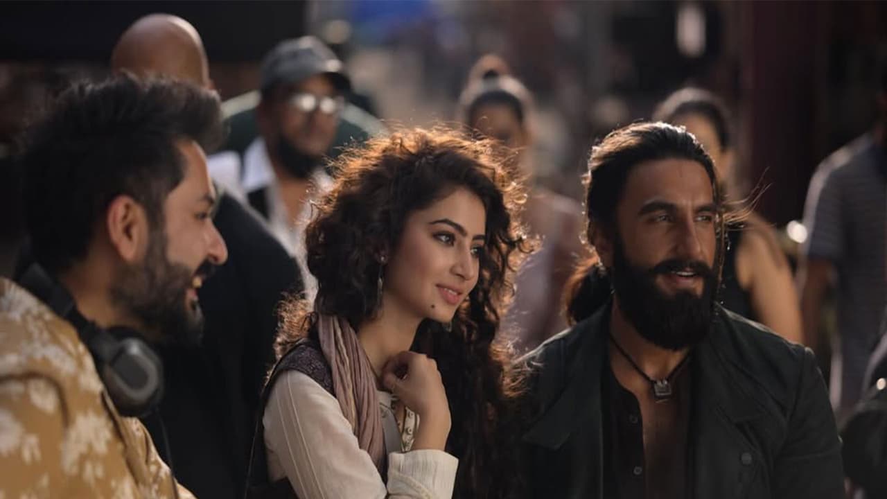 Sara Arjun, Aditya Dhar and Ranveer Singh (Photo/instagram/@saraarjunn) Sara Arjun, Aditya Dhar and Ranveer Singh (Photo/instagram/@saraarjunn)