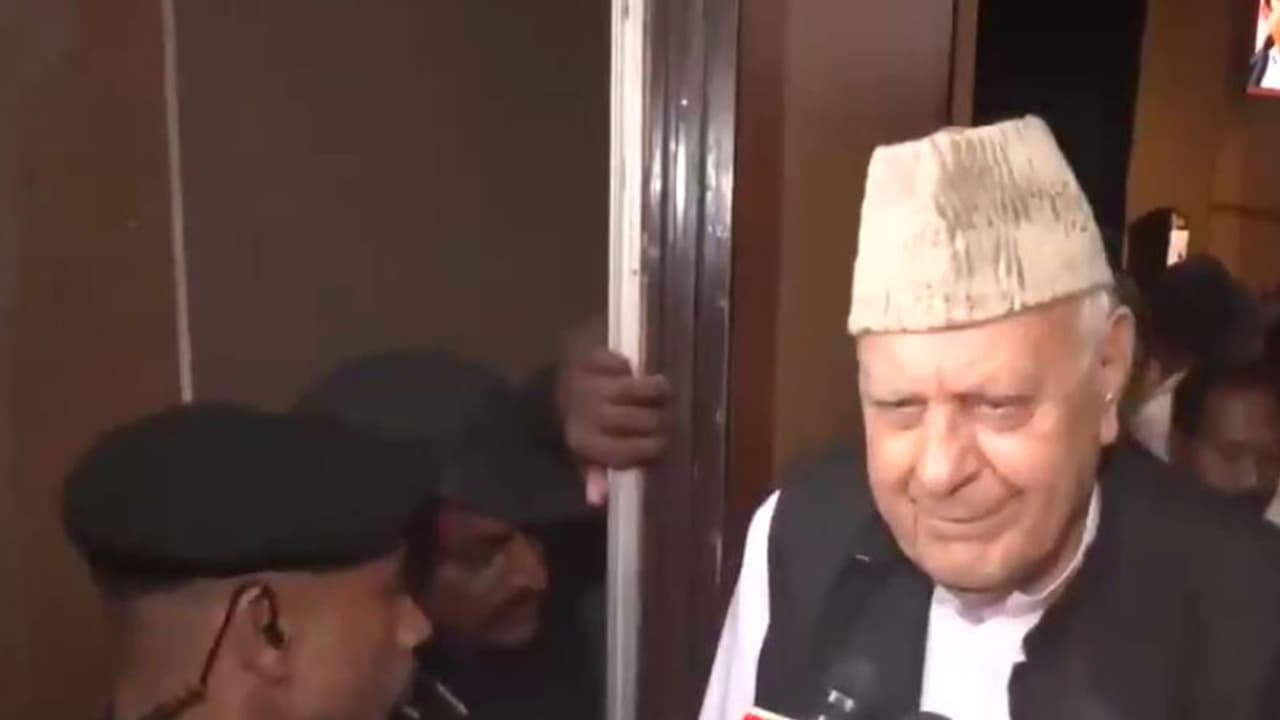 National Conference president Farooq Abdullah (Photo/ANI) National Conference president Farooq Abdullah (Photo/ANI)