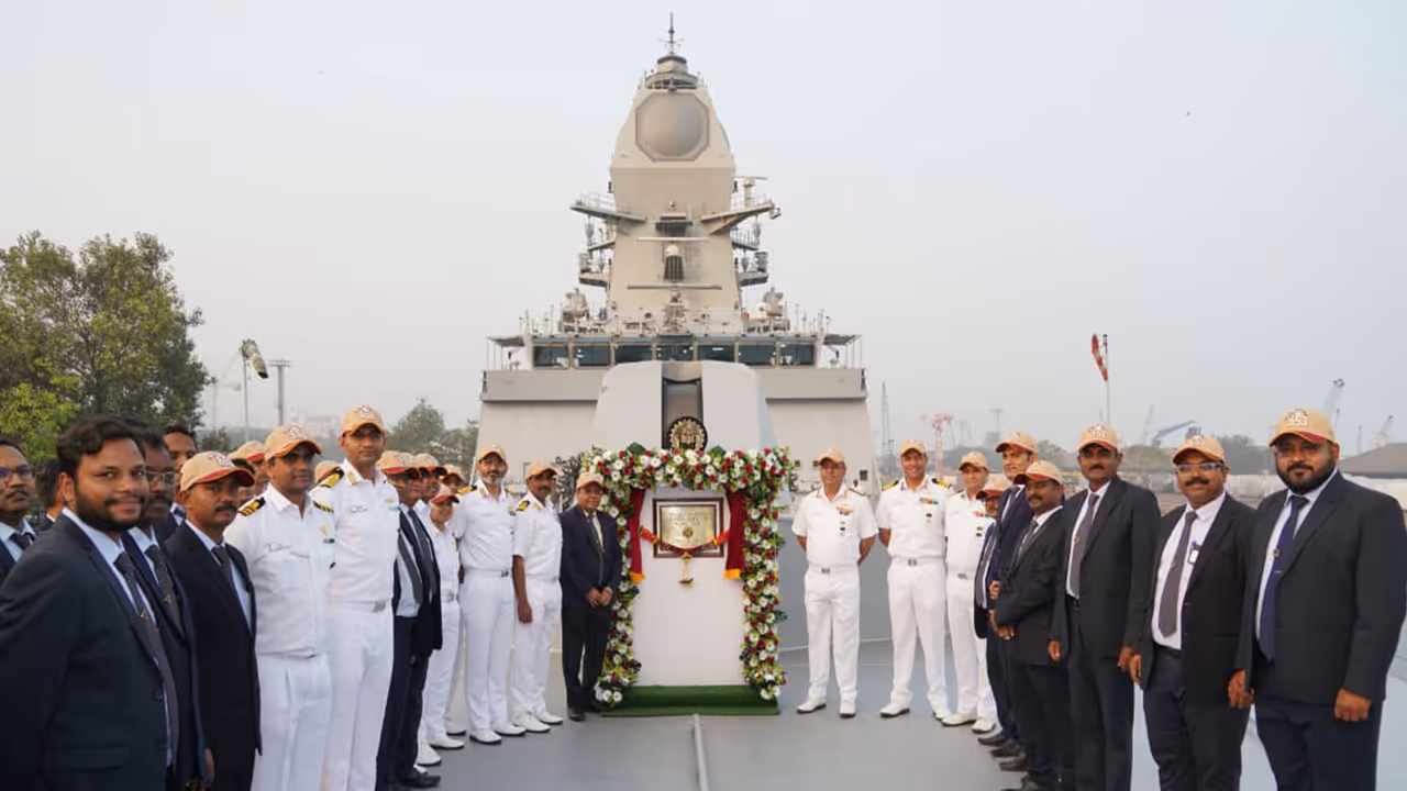 Indian Navy inducts Taragiri (Photo/PIB)