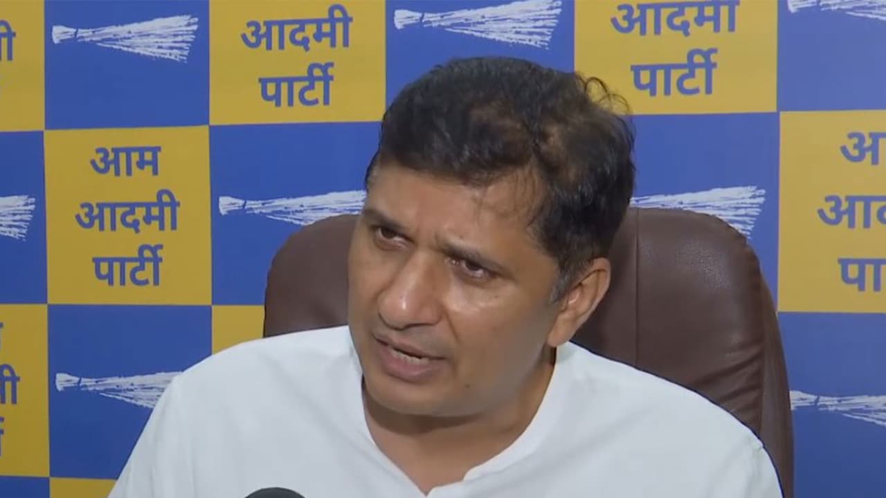 Aam Aadmi Party (AAP) Delhi President Saurabh Bhardwaj (Photo/ANI) Aam Aadmi Party (AAP) Delhi President Saurabh Bhardwaj (Photo/ANI)