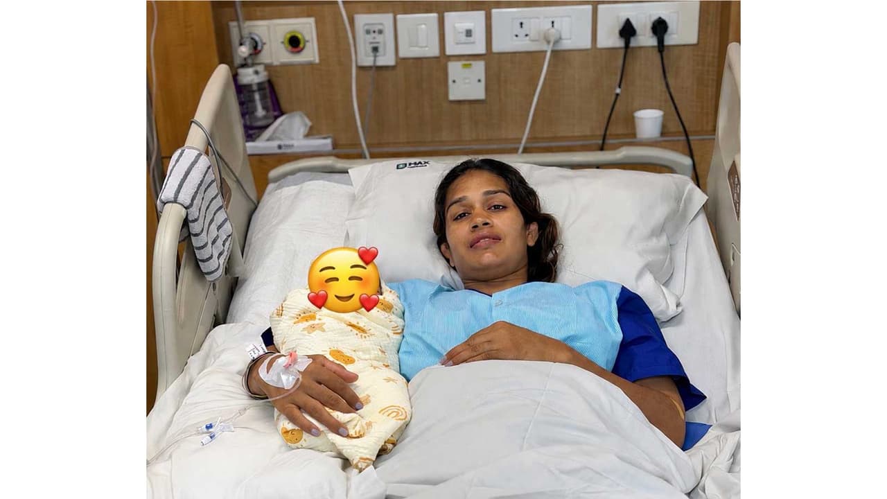 Babita Phogat welcomes baby girl (Photo: X/@BabitaPhogat) Babita Phogat welcomes baby girl (Photo: X/@BabitaPhogat)