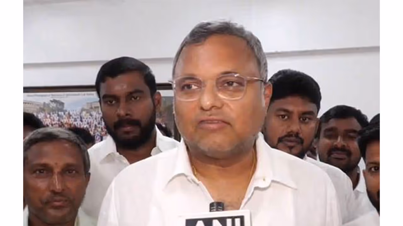Congress MP Karti Chidambaram (Photo/ANI) Congress MP Karti Chidambaram (Photo/ANI)