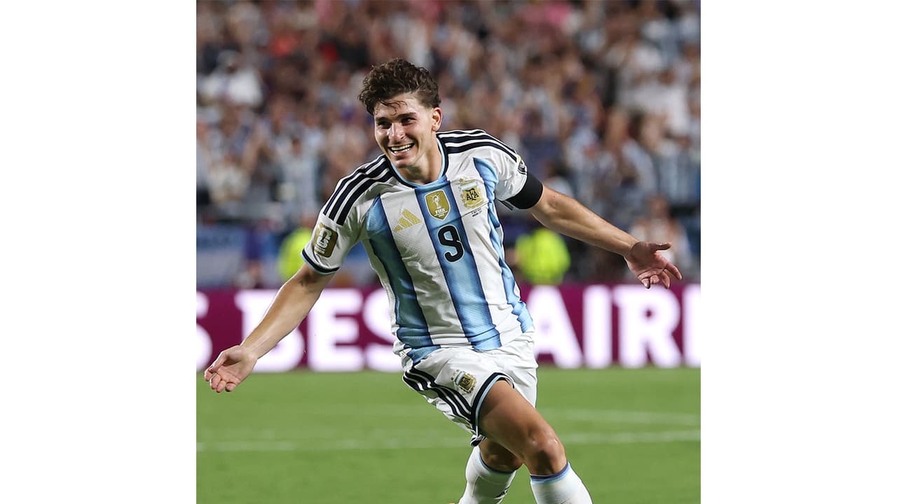 Argentina's Julian Alvarez celebrating after goal against Switzerland. (Photo: X/ @FIFAWorldCup) Argentina's Julian Alvarez celebrating after goal against Switzerland. (Photo: X/ @FIFAWorldCup)