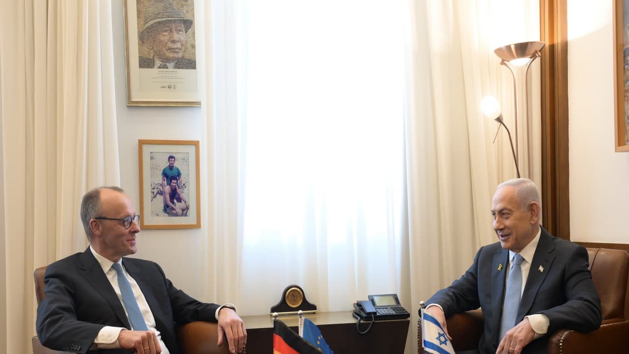 German Chancellor Friedrich Merz meets Israel Prime Minister Benjamin Netanyahu (Photo/X@netanyahu)
