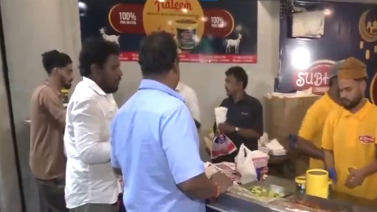Visual of a sweet shop in Hyderabad (Photo: ANI) Visual of a sweet shop in Hyderabad (Photo: ANI)