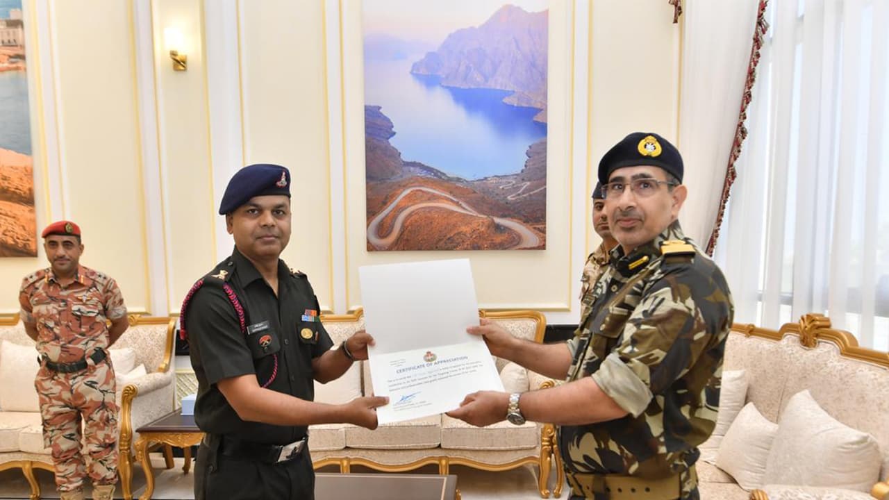 India and Oman strengthen defence cooperation through joint military training (Photo/X/@HQ_IDS_India) India and Oman strengthen defence cooperation through joint military training (Photo/X/@HQ_IDS_India)
