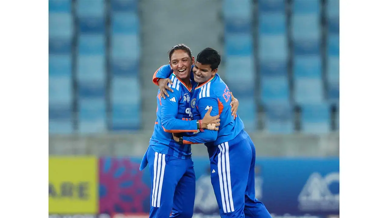 Harmanpreet Kaur and Deepti Sharma. (Photo:X/@BCCIWomen) Harmanpreet Kaur and Deepti Sharma. (Photo:X/@BCCIWomen)