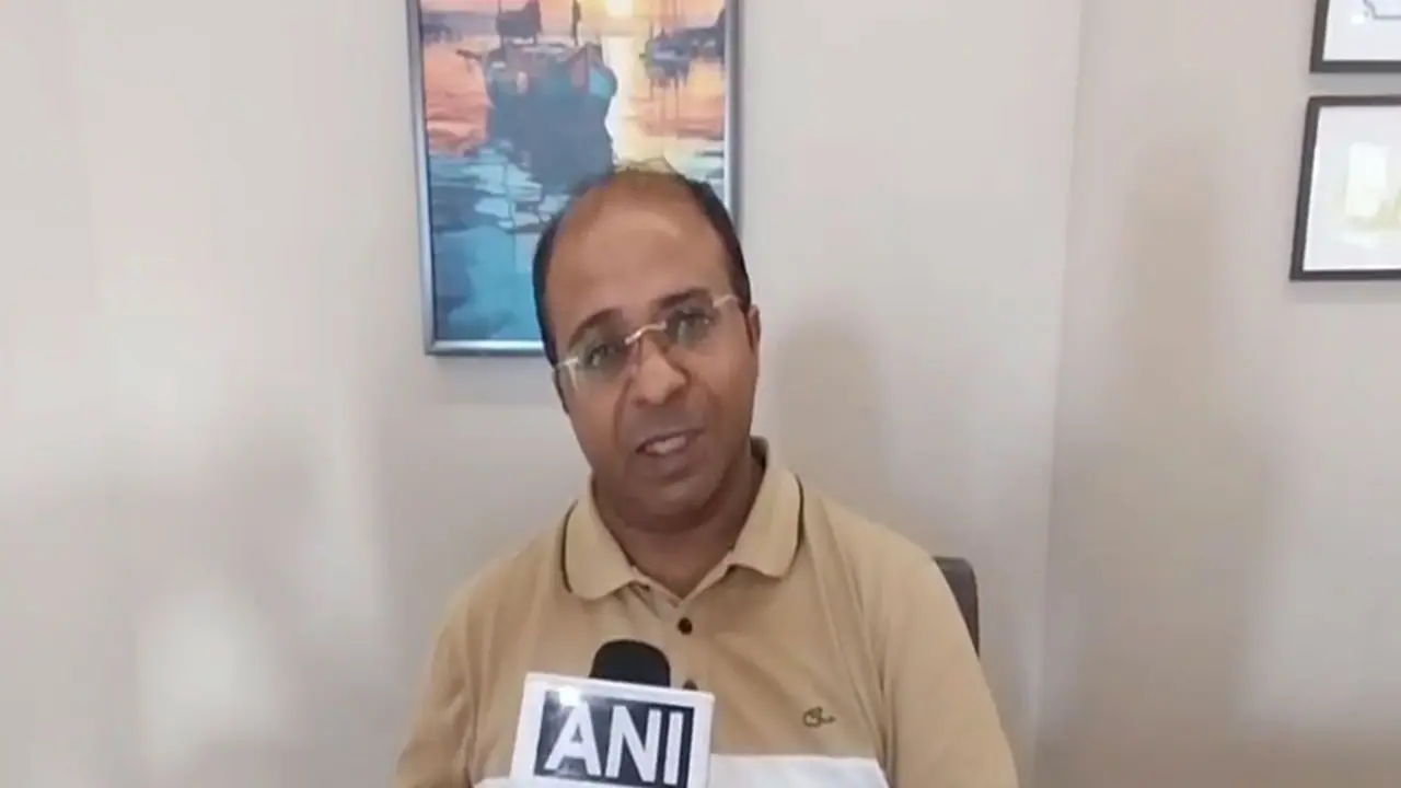 Missing Ahmedabad man's brother Dhaval Raval (Photo/ANI) Missing Ahmedabad man's brother Dhaval Raval (Photo/ANI)