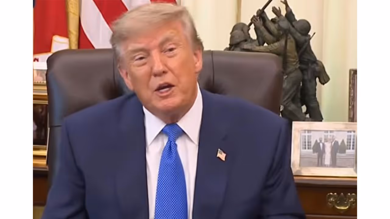 US President Donald Trump (Photo/YouTube/@WhiteHouse) US President Donald Trump (Photo/YouTube/@WhiteHouse)