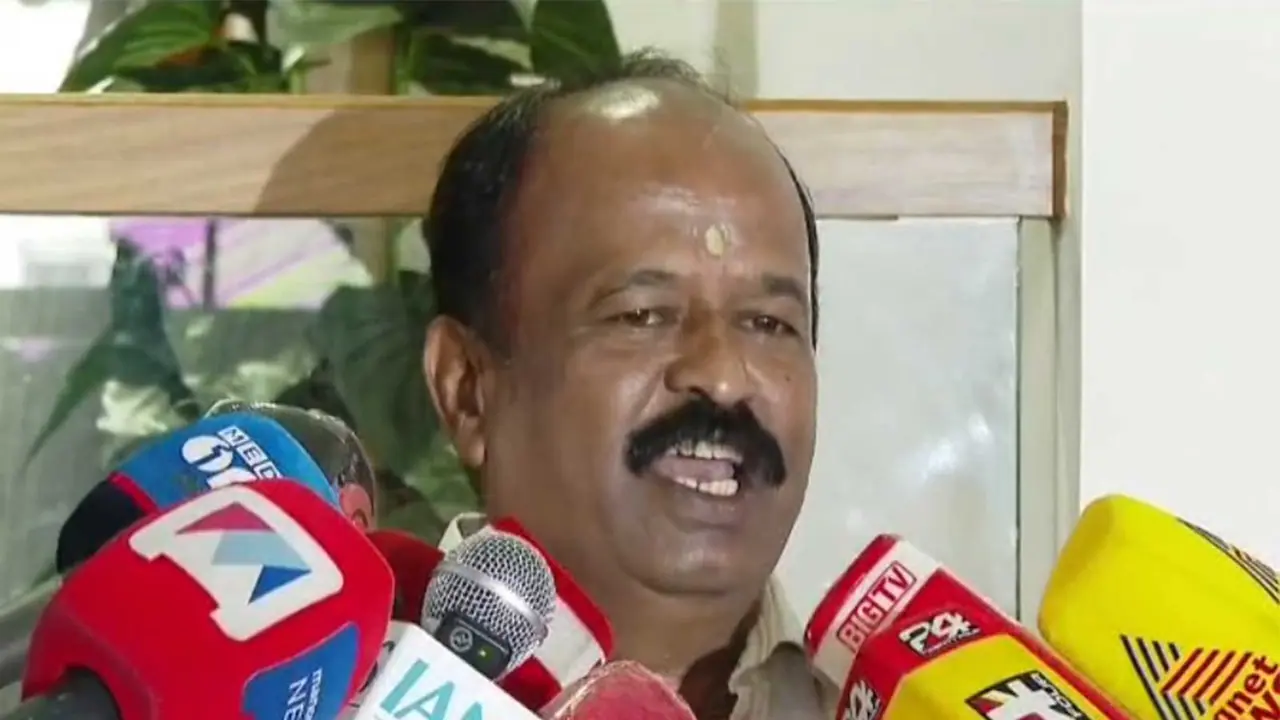Thiruvambady Devaswom Secretary K. Gireesh Kumar (Photo/ANI) Thiruvambady Devaswom Secretary K. Gireesh Kumar (Photo/ANI)