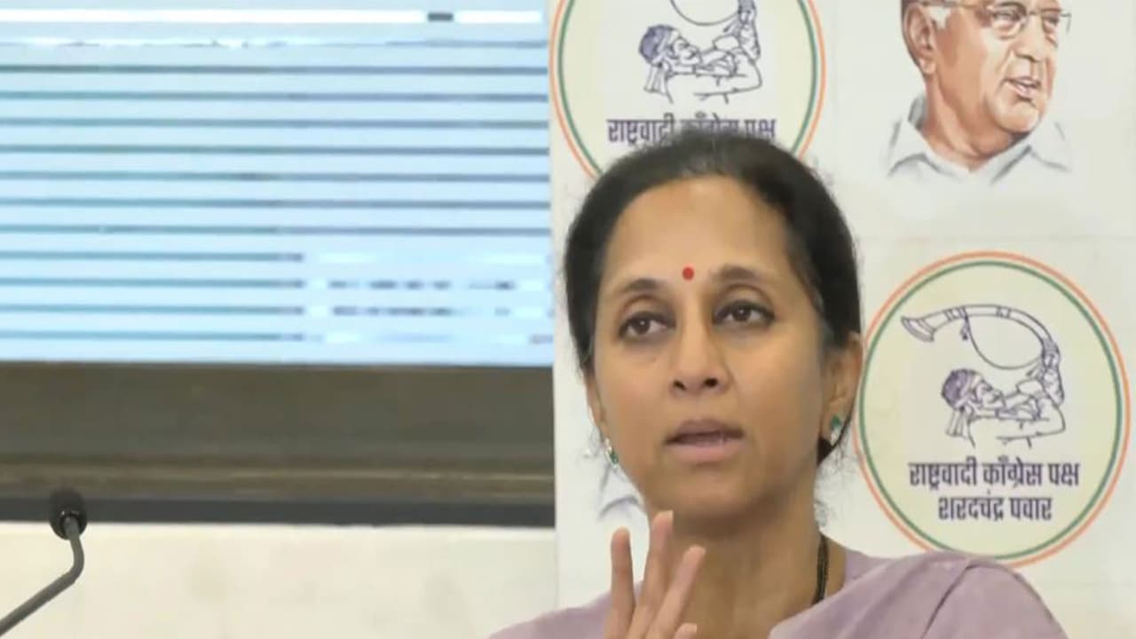 NCP(SCP) MP Supriya Sule (Photo/ANI) NCP(SCP) MP Supriya Sule (Photo/ANI)