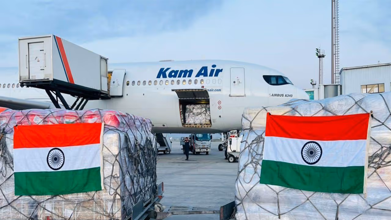 India delievers aid to flood and earthquake hit Afghanistan (Photo/X@MEAIndia) India delievers aid to flood and earthquake hit Afghanistan (Photo/X@MEAIndia)