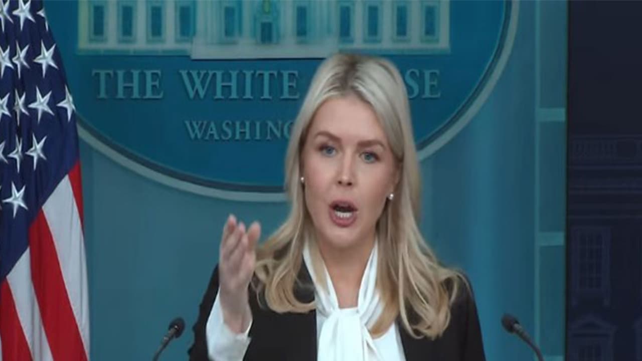 White House Press Secretary Karoline Leavitt addresses media in Washington DC on Operation Epic Fury. (Photo/ANI) White House Press Secretary Karoline Leavitt addresses media in Washington DC on Operation Epic Fury. (Photo/ANI)