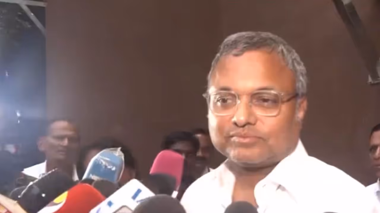 Congress MP Karti Chidambaram (Photo/ANI) Congress MP Karti Chidambaram (Photo/ANI)