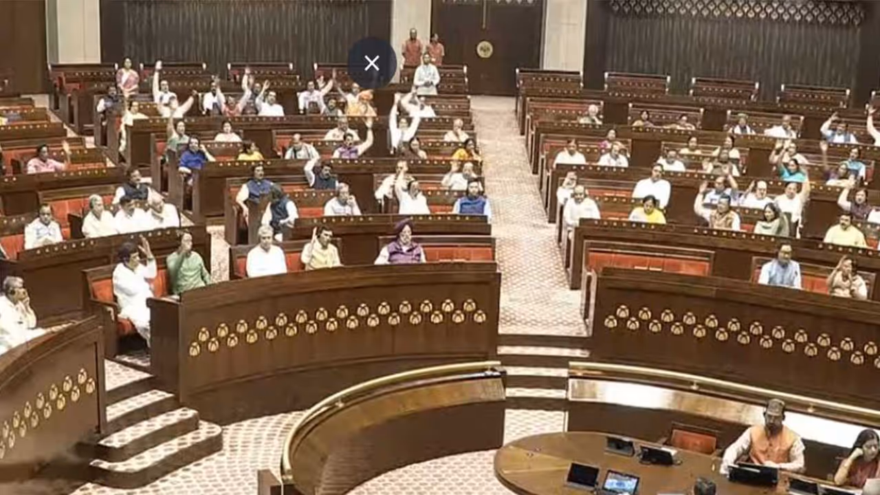 Rajya Sabha proceedings (Photo YouTube/SansadTV) Rajya Sabha proceedings (Photo YouTube/SansadTV)