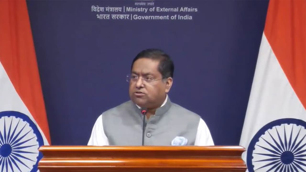 MEA spokesperson Randhir Jaiswal (Photo/ANI) MEA spokesperson Randhir Jaiswal (Photo/ANI)