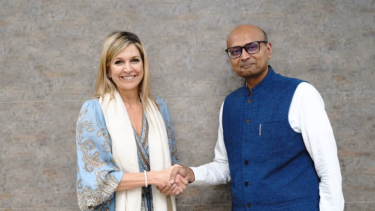 Queen Maxima of the Netherlands (Photo/X@MEAIndia) Queen Maxima of the Netherlands (Photo/X@MEAIndia)