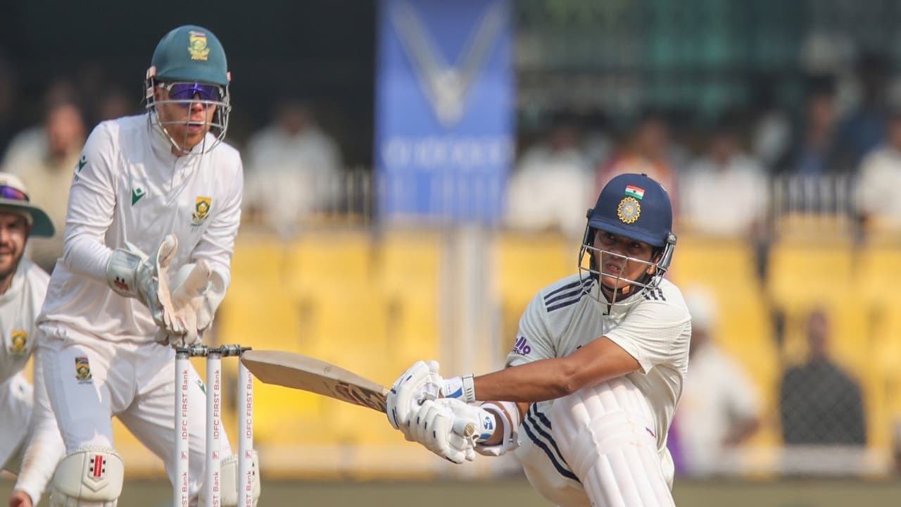 Yashasvi Jaiswal in action. (Photo: @BCCI) Yashasvi Jaiswal in action. (Photo: @BCCI)