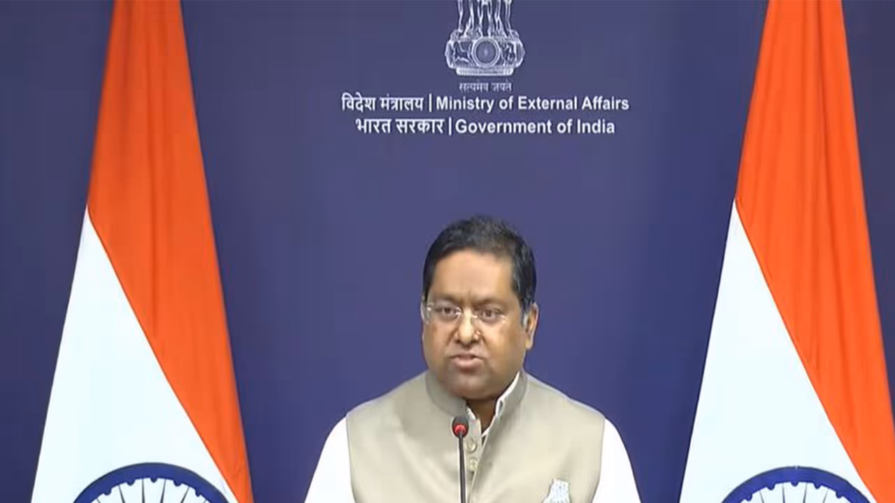 MEA spokesperson Randhir Jaiswal (Photo/Youtube@MEAIndia) MEA spokesperson Randhir Jaiswal (Photo/Youtube@MEAIndia)
