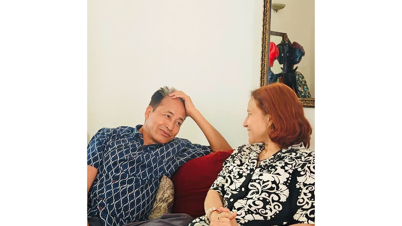 Sonam Wangchuk and his wife Gitanjali J Angmo (Photo/X@GitanjaliAngmo) Sonam Wangchuk and his wife Gitanjali J Angmo (Photo/X@GitanjaliAngmo)