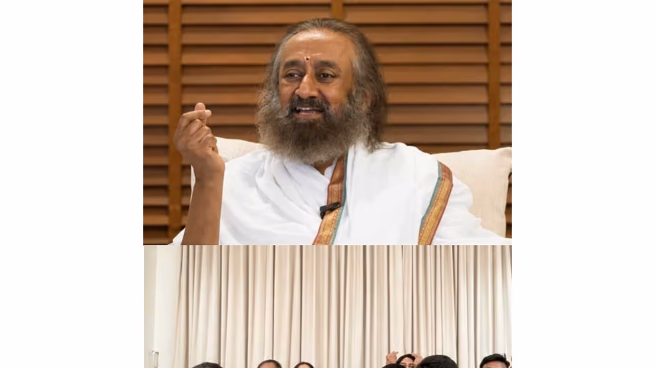 Spiritual leader Sri Sri Ravi Shankar interacts with students (Photo/Sri Sri Ravi Shankar's Office) Spiritual leader Sri Sri Ravi Shankar interacts with students (Photo/Sri Sri Ravi Shankar's Office)
