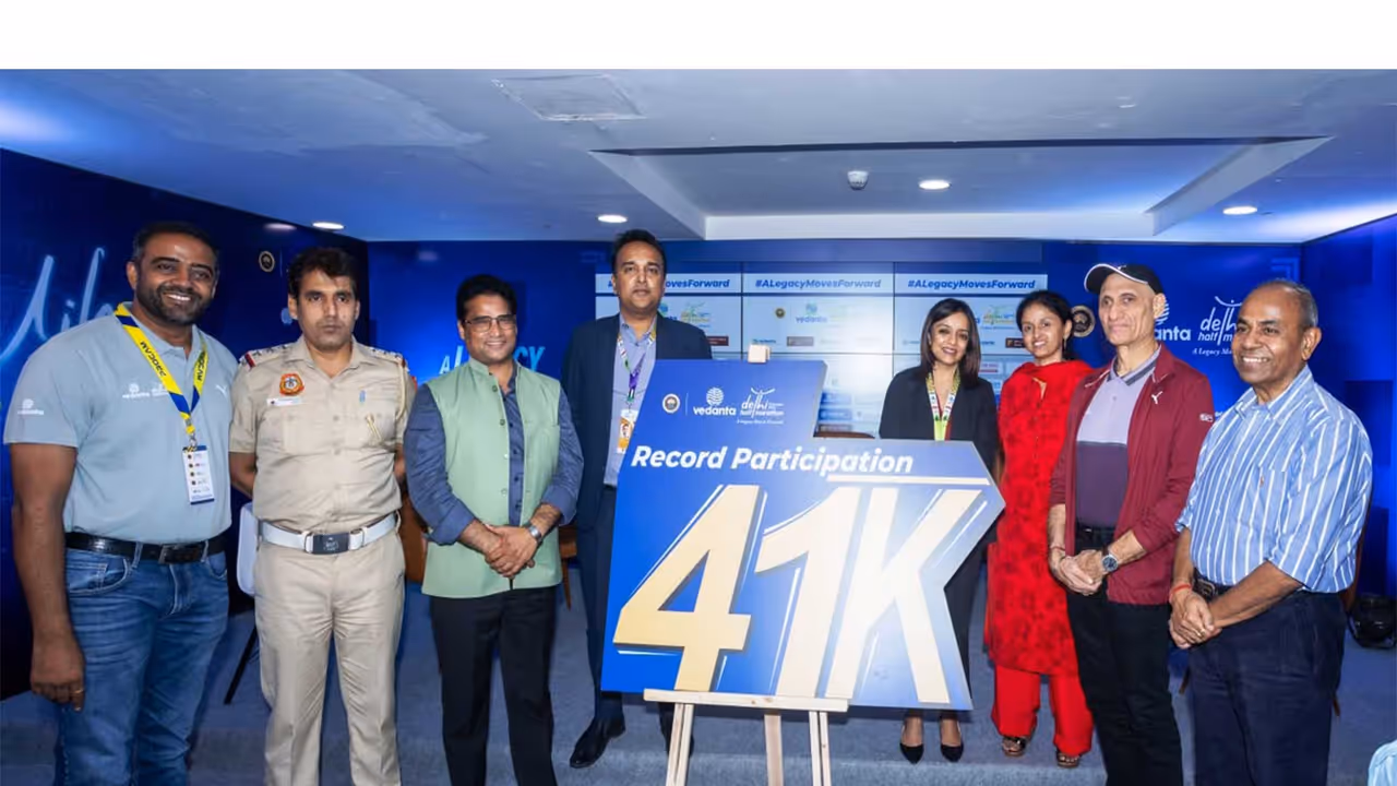 Record breaking 41,000 plus runners will take part in Delhi Half Marathon (Photo: VDHM) Record breaking 41,000 plus runners will take part in Delhi Half Marathon (Photo: VDHM)