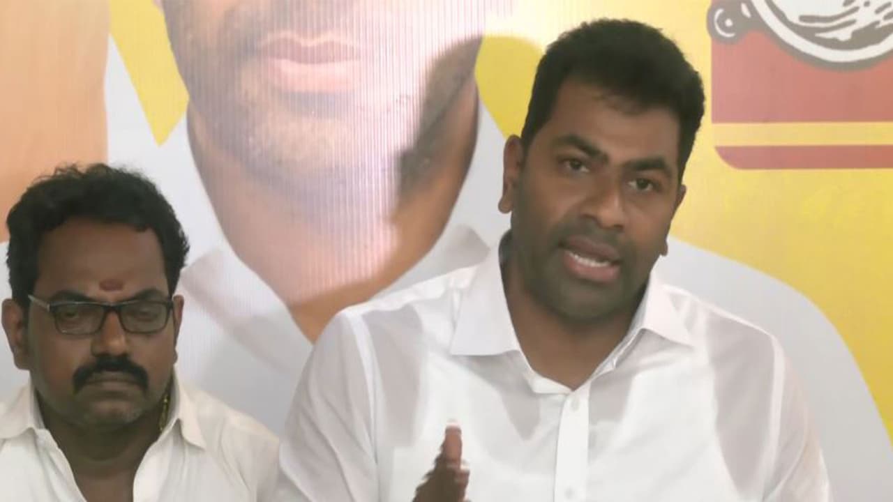 TVK General Secretary of Campaign Management Aadhav Arjuna (Photo/ANI) TVK General Secretary of Campaign Management Aadhav Arjuna (Photo/ANI)