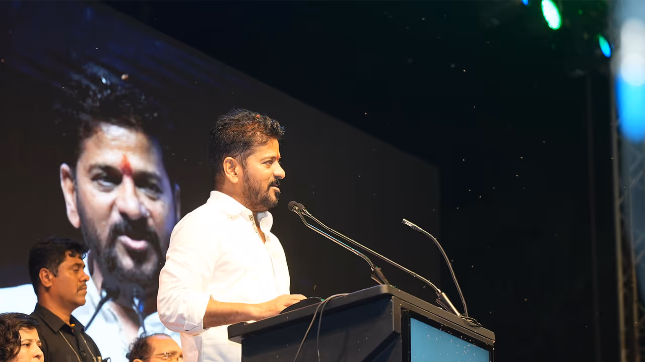 Telangana CM Revanth Reddy at the Goy Rakhonn Yatra in Goa (Photo/Telangana CMO) Telangana CM Revanth Reddy at the Goy Rakhonn Yatra in Goa (Photo/Telangana CMO)