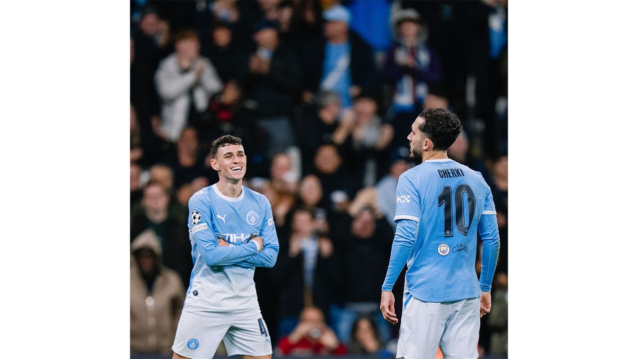 Manchester City players celebrating against AEK Athens in UCL (Photo: X/ @ManCity) Manchester City players celebrating against AEK Athens in UCL (Photo: X/ @ManCity)