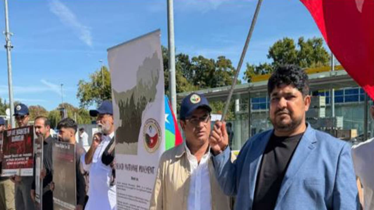 'Baloch National Movement' holds protest in Geneva over human rights violations in Balochistan (Photo/X/@BNMovement_) 'Baloch National Movement' holds protest in Geneva over human rights violations in Balochistan (Photo/X/@BNMovement_)