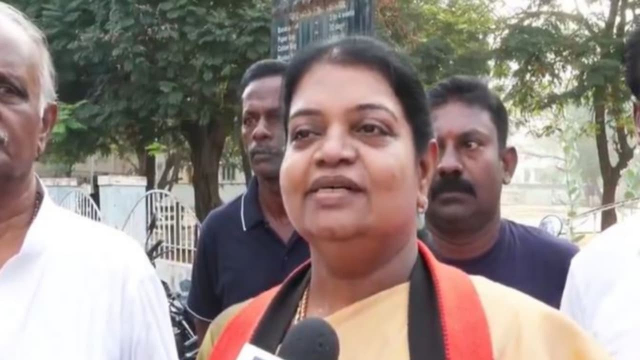 Tamil Nadu Minister and Dravida Munnetra Kazhagam (DMK) candidate from Thoothukudi, P Geetha Jeevan (Photo/ANI) Tamil Nadu Minister and Dravida Munnetra Kazhagam (DMK) candidate from Thoothukudi, P Geetha Jeevan (Photo/ANI)