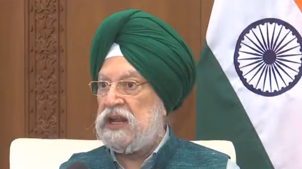 Union Minister for Petroleum and Natural Gas Hardeep Singh Puri (Photo/ANI) Union Minister for Petroleum and Natural Gas Hardeep Singh Puri (Photo/ANI)