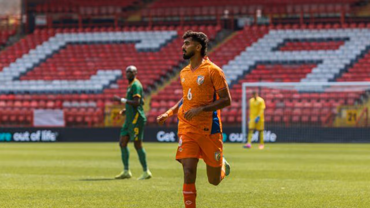 India defender Akash Mishra. (Photo: AIFF Media) India defender Akash Mishra. (Photo: AIFF Media)