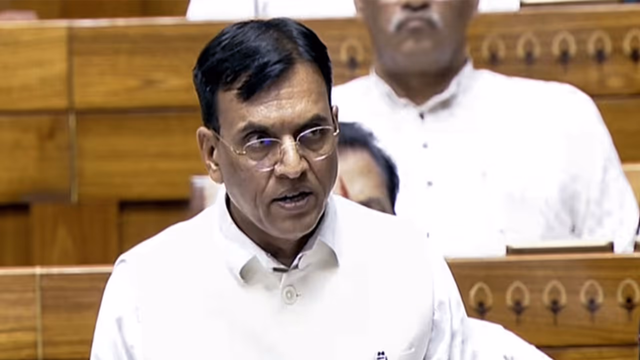 Union Minister of Labour and Employment, Mansukh Mandaviya (Photo: Sansad TV) Union Minister of Labour and Employment, Mansukh Mandaviya (Photo: Sansad TV)