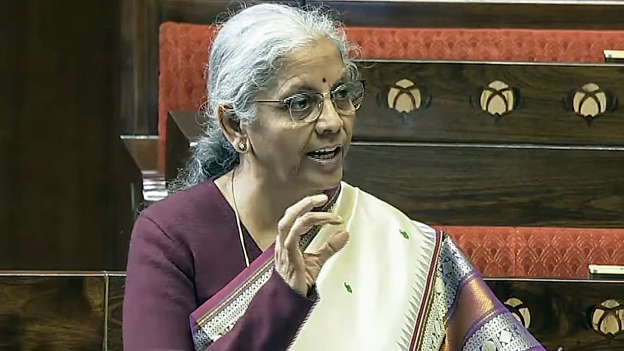 Finance Minister Nirmala Sitharaman (Image/Sansad TV) Finance Minister Nirmala Sitharaman (Image/Sansad TV)