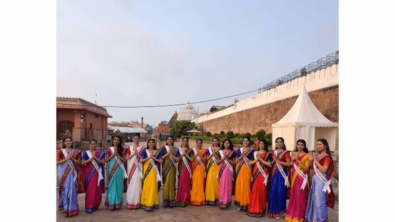 Femina Miss India 2026 participants at Jagannath temple (Photo/Instagram/@missindiaorg) Femina Miss India 2026 participants at Jagannath temple (Photo/Instagram/@missindiaorg)