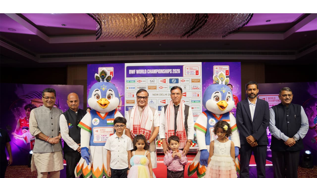 (From L to R) Pabitra Margherita, Sanjay Mishra, Himanta Biswas Sarma, Mansukh Mandaviya, Pullela Gopichand, Hari Ranjan Rao. (Photo: BAI) (From L to R) Pabitra Margherita, Sanjay Mishra, Himanta Biswas Sarma, Mansukh Mandaviya, Pullela Gopichand, Hari Ranjan Rao. (Photo: BAI)