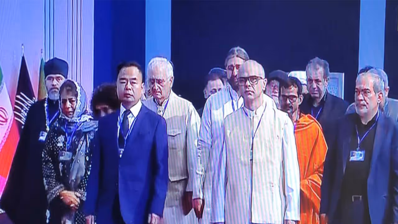 PDP president Mehbooba Mufti and Congress leader Salman Khurshid arrive with other international delegates to pay tribute to Iran's late Supreme Leader Ayatollah Seyyed Ali Khamenei. (Photo: X/@Iran_in_India) PDP president Mehbooba Mufti and Congress leader Salman Khurshid arrive with other international delegates to pay tribute to Iran's late Supreme Leader Ayatollah Seyyed Ali Khamenei. (Photo: X/@Iran_in_India)