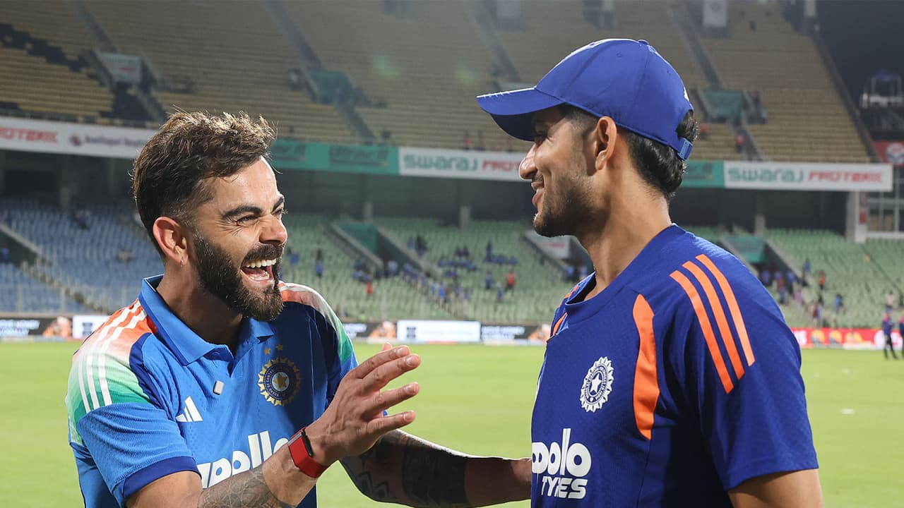 Virat Kohli and Shubman Gill. (Photo: @BCCI X) Virat Kohli and Shubman Gill. (Photo: @BCCI X)
