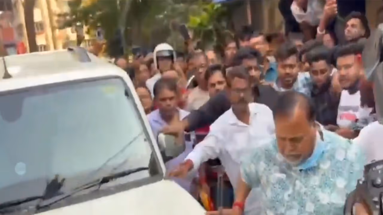 Partha Chatterjee released for jail. (Photo/ANI) Partha Chatterjee released for jail. (Photo/ANI)