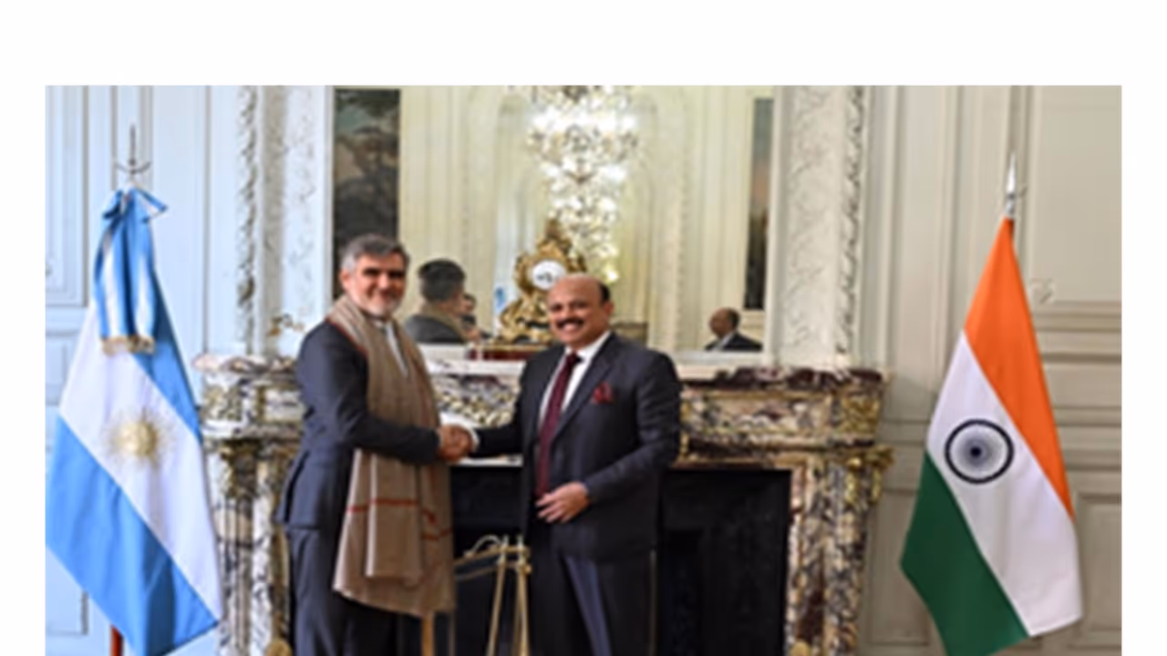 Commerce Secretary Rajesh Agrawal in Argentina (Photo/PIB) Commerce Secretary Rajesh Agrawal in Argentina (Photo/PIB)