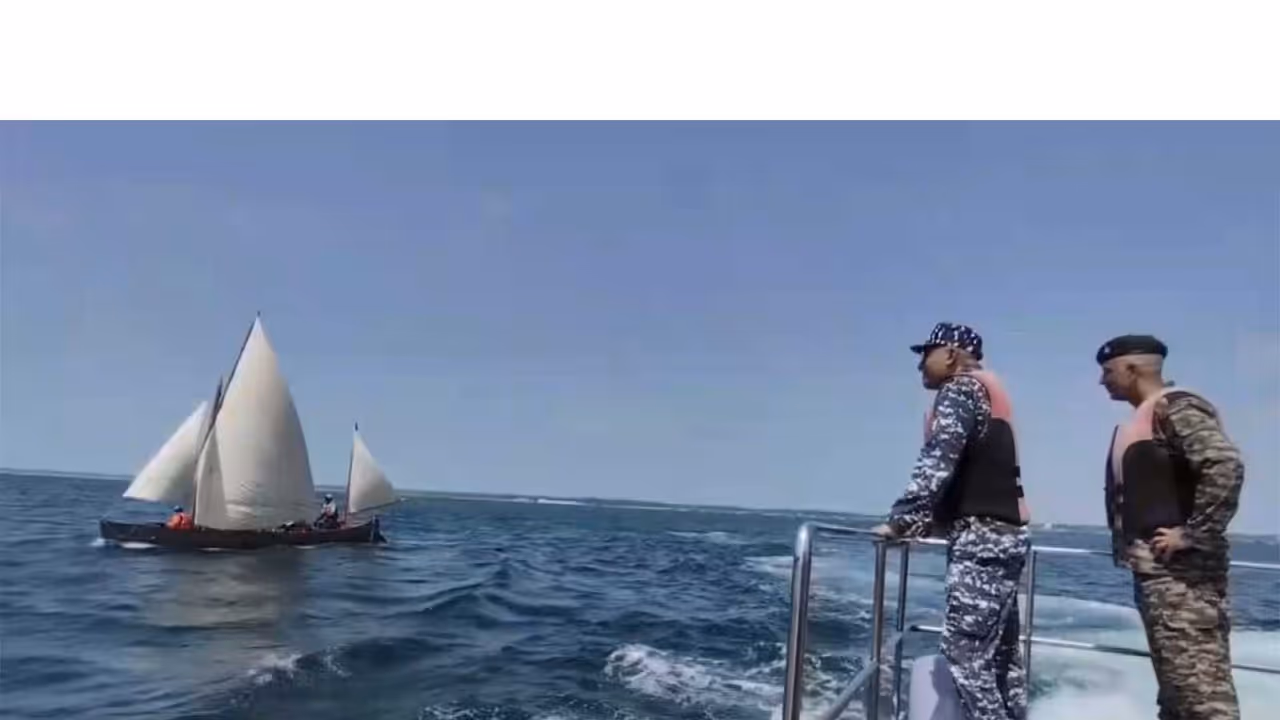 Twenty Naval Wing NCC cadets successfully completed an adventure sailing expedition from Rameswaram port to Dhanushkodi (Photo/ ANI) Twenty Naval Wing NCC cadets successfully completed an adventure sailing expedition from Rameswaram port to Dhanushkodi (Photo/ ANI)
