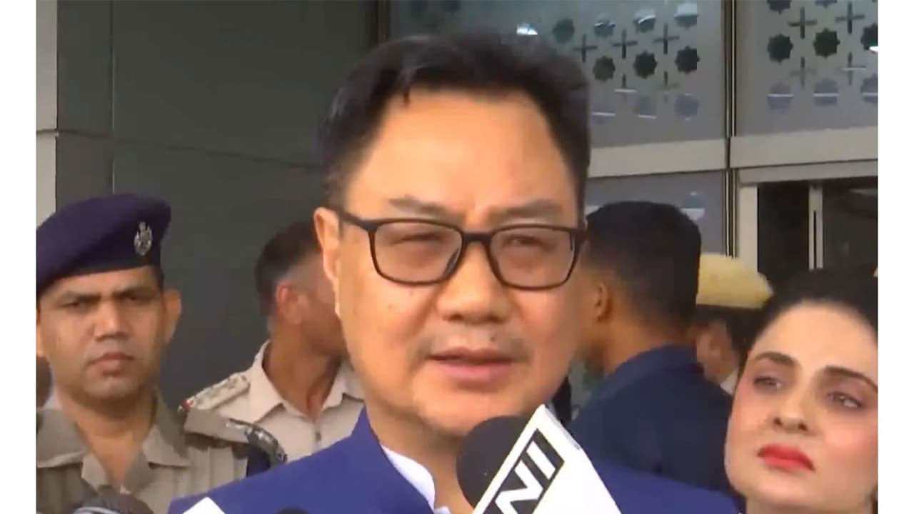 Union Minister Kiren Rijiju (Photo/ani) Union Minister Kiren Rijiju (Photo/ani)