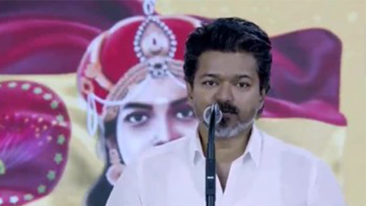 Tamilaga Vettri Kazhagam (TVK) Chief Vijay (Photo/TVK) Tamilaga Vettri Kazhagam (TVK) Chief Vijay (Photo/TVK)