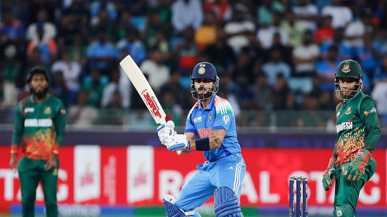 India and Bangladesh cricketers in action during a cricket match (Photo: ANI) India and Bangladesh cricketers in action during a cricket match (Photo: ANI)