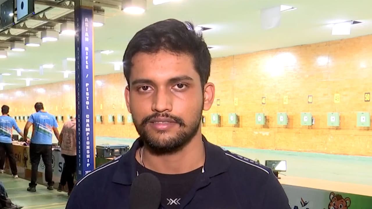 Indian shooter Rudrankksh Patil. (Photo: ANI) Indian shooter Rudrankksh Patil. (Photo: ANI)