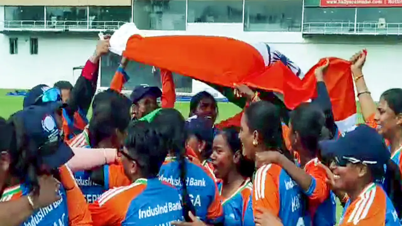 Indian blind women's team (Photo: ANI) Indian blind women's team (Photo: ANI)