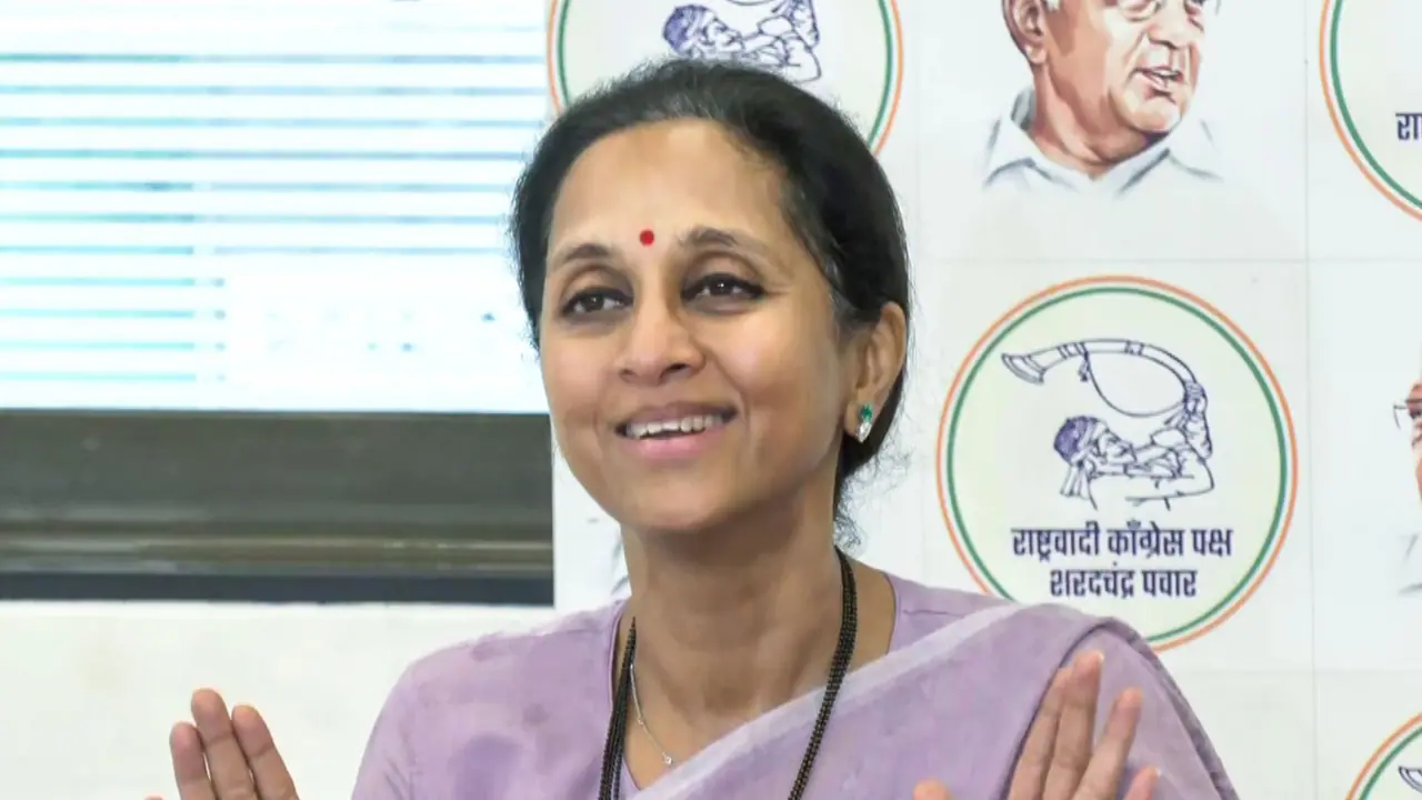NCP(SCP) working president Supriya Sule (File photo/ANI) NCP(SCP) working president Supriya Sule (File photo/ANI)